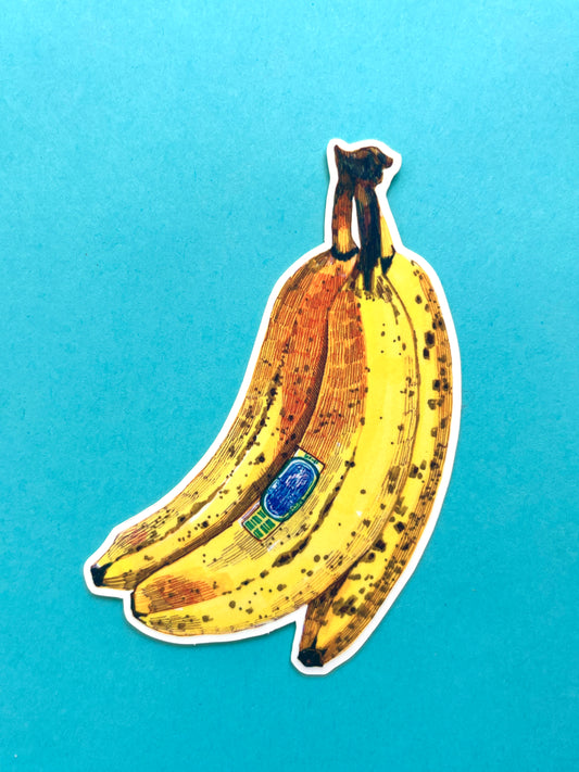 Banana Art Sticker