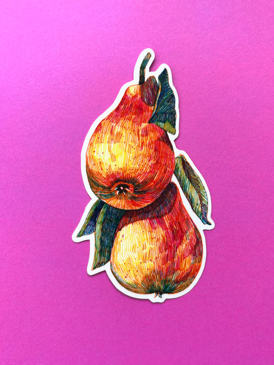 Pears Art Sticker